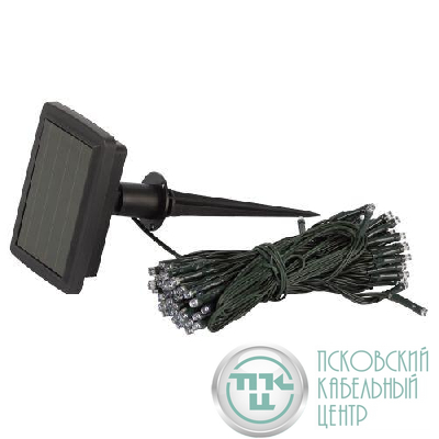 Гирлянда садовая "Бахрома" ERASF22-29 3.8х0.5м холод. бел. на солнечной батарее Эра Б0053373