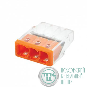 Клемма строительно-монтажная СМК 772-203 (уп.25шт) IN HOME 4690612027265