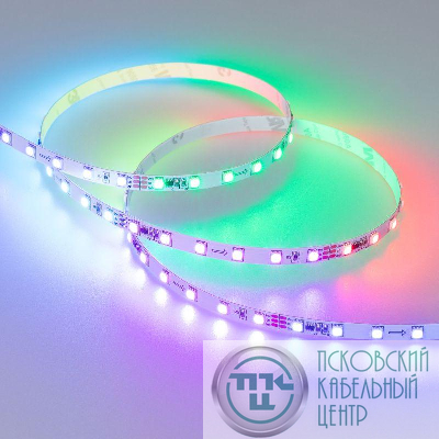 Лента светодиодная SPI-F72-7mm 24V RGB-PX6 14.4Вт/м IP20 3535 открыт. (уп.5м) Arlight 030195(2)