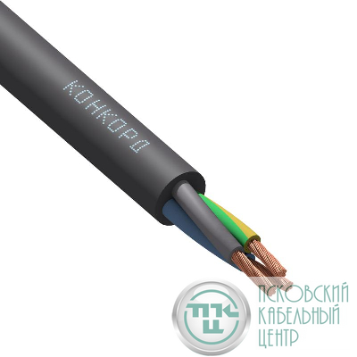 Кабель КГтп-ХЛ 3х2.5 (N PE) 380/660-3 (уп.100м) Конкорд 932