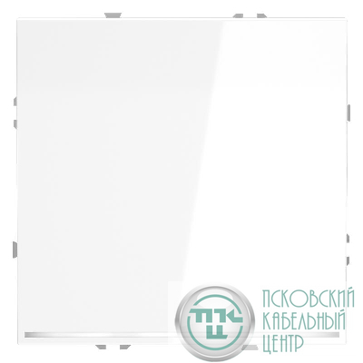 Выключатель 1-кл СП S70 10А с подсветкой механизм бел. глянцевый Voltum VLS010201