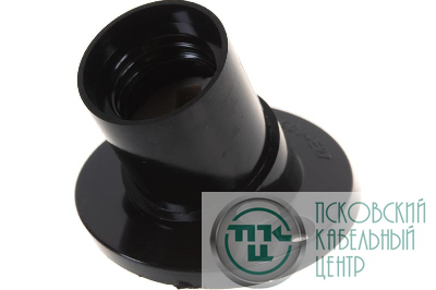 Патрон для ламп E27 настен. угловой карболит. черн. TOKOV ELECTRIC TKE-C05-PKB/U-27
