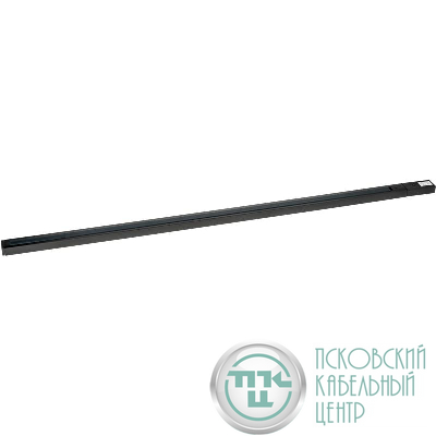 Шинопровод трековый накладной 1ф ARTLINE с питанием и заглушкой 2м алюм./медь с держателями с пластиковой планкой черн. Ritter 59786 9