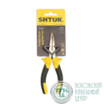 Тонкогубцы изогнутые 1000В 160мм (08107) SHTOK 376277