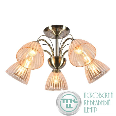 Люстра Casilia 9075-305 5 x E27 60Вт модерн Rivoli Б0051987