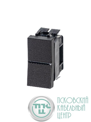 Механизм переключателя 1-кл. с клавишей 1мод. Zenit антрацит ABB 2CLA210200N1801
