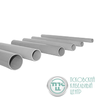 Труба гладкая ПВХ жесткая d16мм сер. (дл.3м) PROxima EKF trg-16-3n