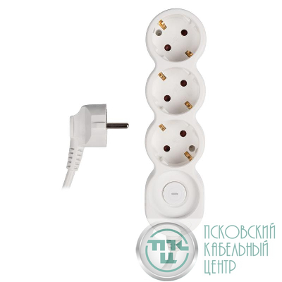 Удлинитель EX-03GS-500 (3х5) заземл. выкл. JazzWay 5065185