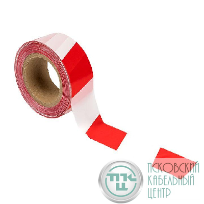 Лента оградительная ЛО "Красно-белая" 75х200 Basic EKF lo-75x200-bas