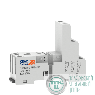 Розетка для реле OptiRel G RR94-92-230-12-V КЭАЗ 281164