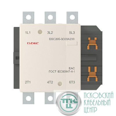 Контактор магнитный DSC265-3C00A230 265А 130кВт (AC3) 220В AC YON DSC265-3C00A230