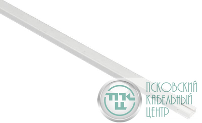 Кабель-канал 1-секц. 20х12.5 L2100 пластик DLPlus без перегородки бел. ИЭК Leg 030008