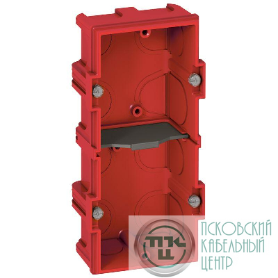 Коробка монтажная 2-м Batibox Г=40мм вертикал./горизонт. для кирп. стен Leg 080142