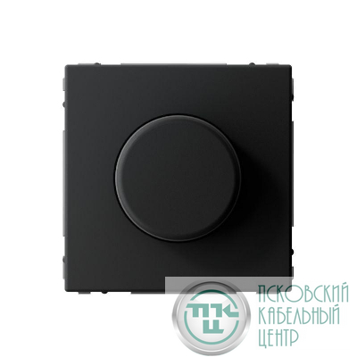 Светорегулятор поворотно-нажимной (диммер) ArtGallery LED RC 400Вт механизм карбон SE GAL001023