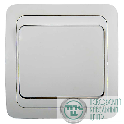 Выключатель 1-кл. СП Classico 2021 10А IP20 бел. ASD / IN HOME 4680005959846