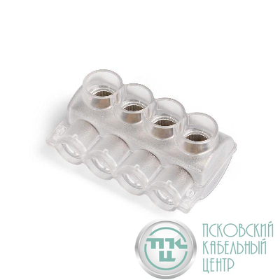 Клеммник 4-х контактный KE10.1 (AL 10-35/Cu 1.5-25) КВТ 88974