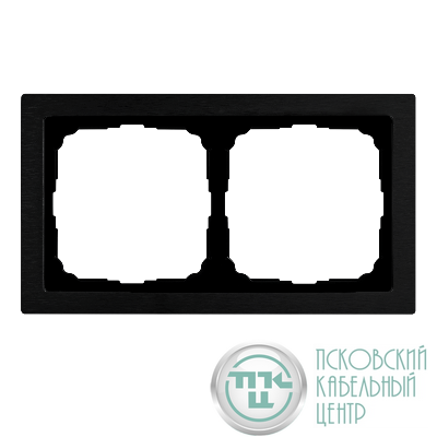 Рамка 2-м ArtGallery Pure метал. оникс SE GAL312302
