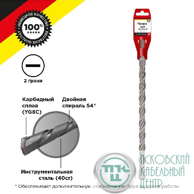 Бур по бетону SDS-plus 22х460х400мм Kranz KR-91-0055