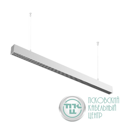 Светильник светодиодный ДПО/ДСО OF 20 S 40 OPH 930 L1200 AL 1128х50х75мм 40Вт 3000К IP20 Ra90 подвесной/накладной линейный в компл. с тросом 1.5м алюм. Русский Свет 11112023294
