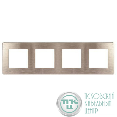 Рамка 4-м 12-5104-13 сатин бронза Эра Б0052536
