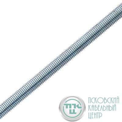 Шпилька резьбовая М18 DIN 975 L2000 высокопрочн. класс прочн. 8.8 цинк. СТРОЙМЕТИЗ 97518200088цэ