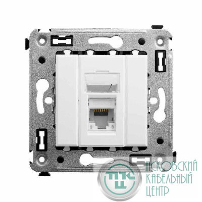 Розетка 1-м RJ-45 СП кат.5e Avanti "Белое облако" DKC 4400463