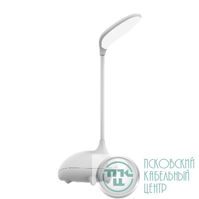 Светильник светодиодный настольный Qplus 6Вт 2700-6000К 330лм 5В аккум. Li-ion 1200мА.ч диммир. детский бел. GAUSS GT7011
