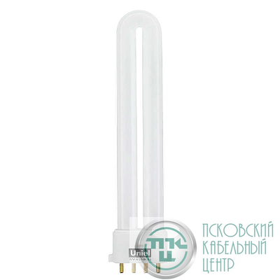 Лампа люминесцентная компакт. ESL-PL 9Вт 2G7 1U 4000К Uniel 06000