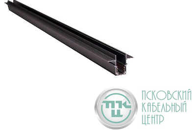 Шинопровод трековый TRM-R20-300B L3000 48В встраив. магнитн. NOVA черн. Эра Б0054768