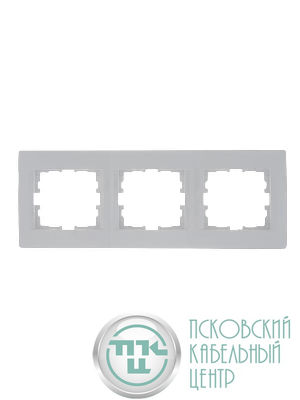 Рамка 3-м Karina горизонт. бел. LEZARD 707-0200-148