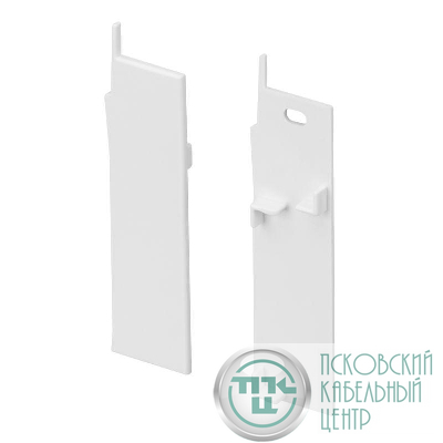 Заглушка PLINTUS-H73-F WHITE пластик (комплект) Arlight 043598