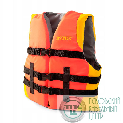 Жилет для плавания с пенопл. встав. 23-41кг обх. гр. (69680EU) INTEX 6941057417240