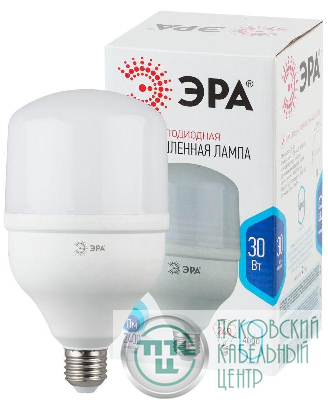 Лампа светодиодная высокомощная STD LED POWER T100-30W-4000-E27 30Вт T100 колокол 4000К нейтр. бел. E27 2400лм Эра Б0027003