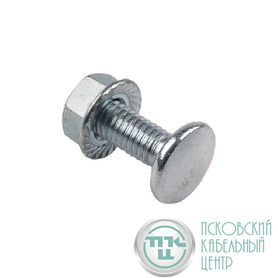 Комплект соединительный 6х16 (Винт М6+гайка ) EKF wgm6x16
