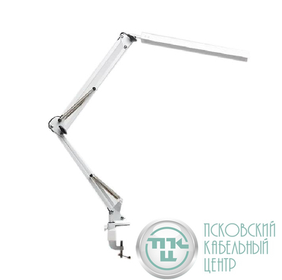 Светильник светодиодный настольный TBL-03 12Вт USB на струбцине бел. ФАZА 5047006