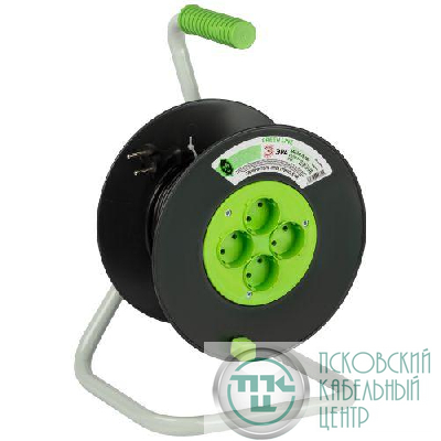 Удлинитель на пластик. катушке 4х15м без заземл. KAT-2x0.75-15m Greenline ПВС 2х0.75 Эра Б0065052