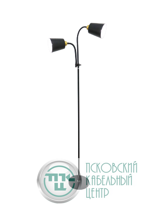 Светильник Ultraflash UF-404 C02 Е27 торшер напольн. черн. Ultraflash 15728