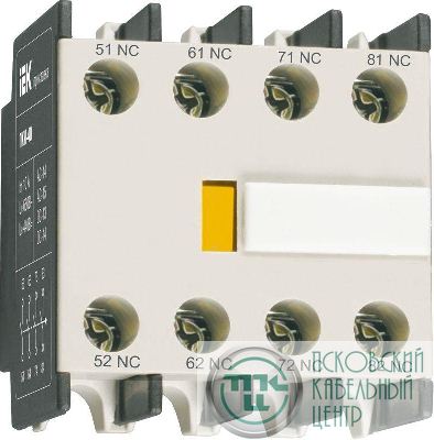 Приставка контактная ПКИ-40 доп. контакты 4НО KARAT IEK KPK10-40
