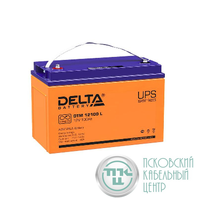 Аккумулятор UPS 12В 100А.ч DTM 12100 L Delta 4614010640002