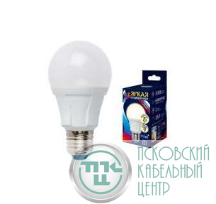 Лампа LED-А60 8Вт/NW/E27/FR PLP01WH картон Uniel UL-00001523