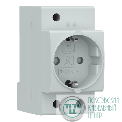 Розетка РДЕ-47 16А (под евро вилку с заземлением) PROxima EKF RDE4716