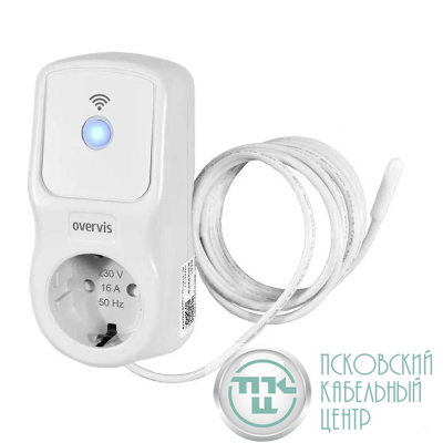 Реле напряжения ЕМ-126Т-2 многофункциональное Wi-Fi (с датчиком температуры) 16А 220В 18м в розетку НовАтек-Электро 3425680126-2