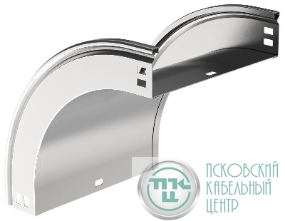 Угол плавный 90град. тип В20 ESCA 100х300мм IEK CPV41-0-90-100-300