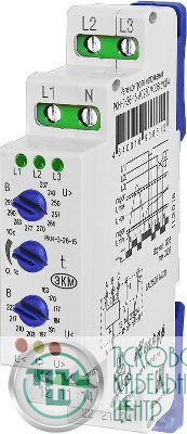 Реле контроля напряжения 3ф РКН-3-26-15 AC230В/AC400B УХЛ4 Меандр A8302-16938612