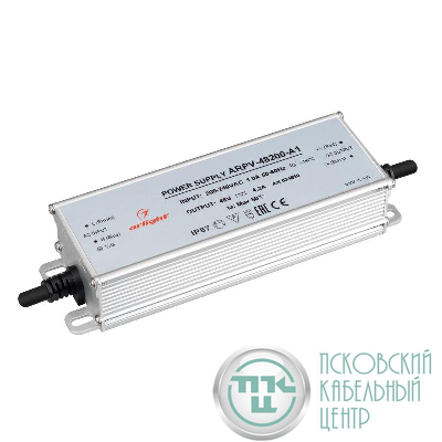 Блок питания ARPV-48200-A1 48В 4.2А 200Вт IP67 металл Arlight 034690