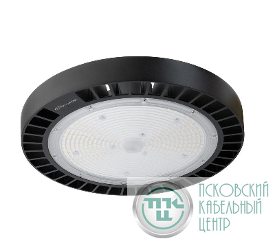 Светильник ДСП IB 10 S 100-150-200W W 850 BK LED Highbay D353xH117мм 100-200Вт 5000К IP65 подвес черн. Русский Свет 16091023043