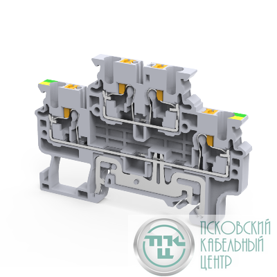 Клемма заземляющая push-in OptiClip CPDLG-2.5-2L-PE-I-(0.2-2.5)-PEN КЭАЗ 331865