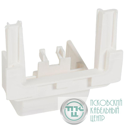 Блок выдвижной для монтажа на торце мини-плинтуса DLPlus 32х20мм бел. Leg 031646