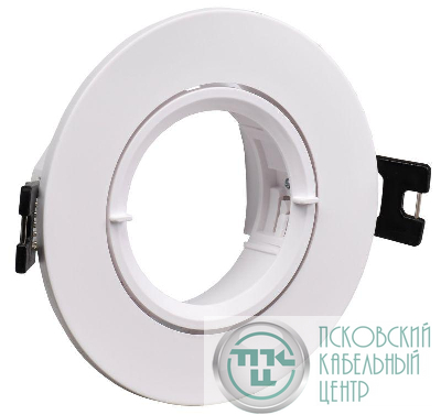 Светильник 4105 встраиваемый MR16 круг пласт. бел. IEK LT-UVB0-4105-GU05-1-K01