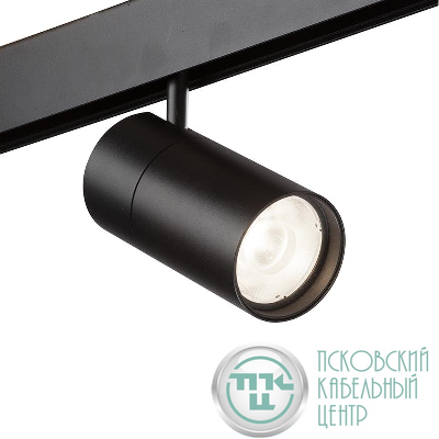 Светильник светодиодный трековый поворотный магнитный 22Вт 48В 3000К 24град. черн. Vitaluce VT0200012-01.1